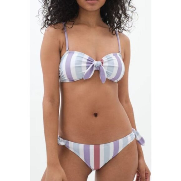 Brand New Aeropostale Striped Bikini Set, Top size small, Bottom medium - Picture 1 of 11